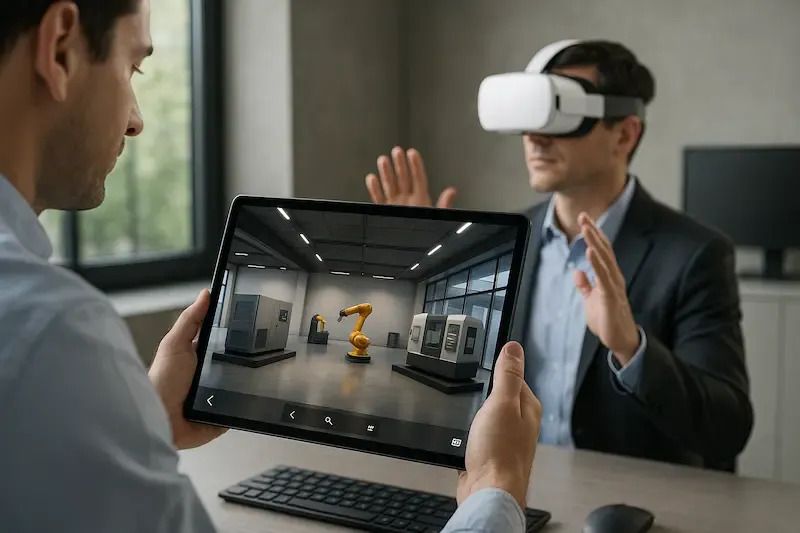 3D Showroom für Industrieprodukte