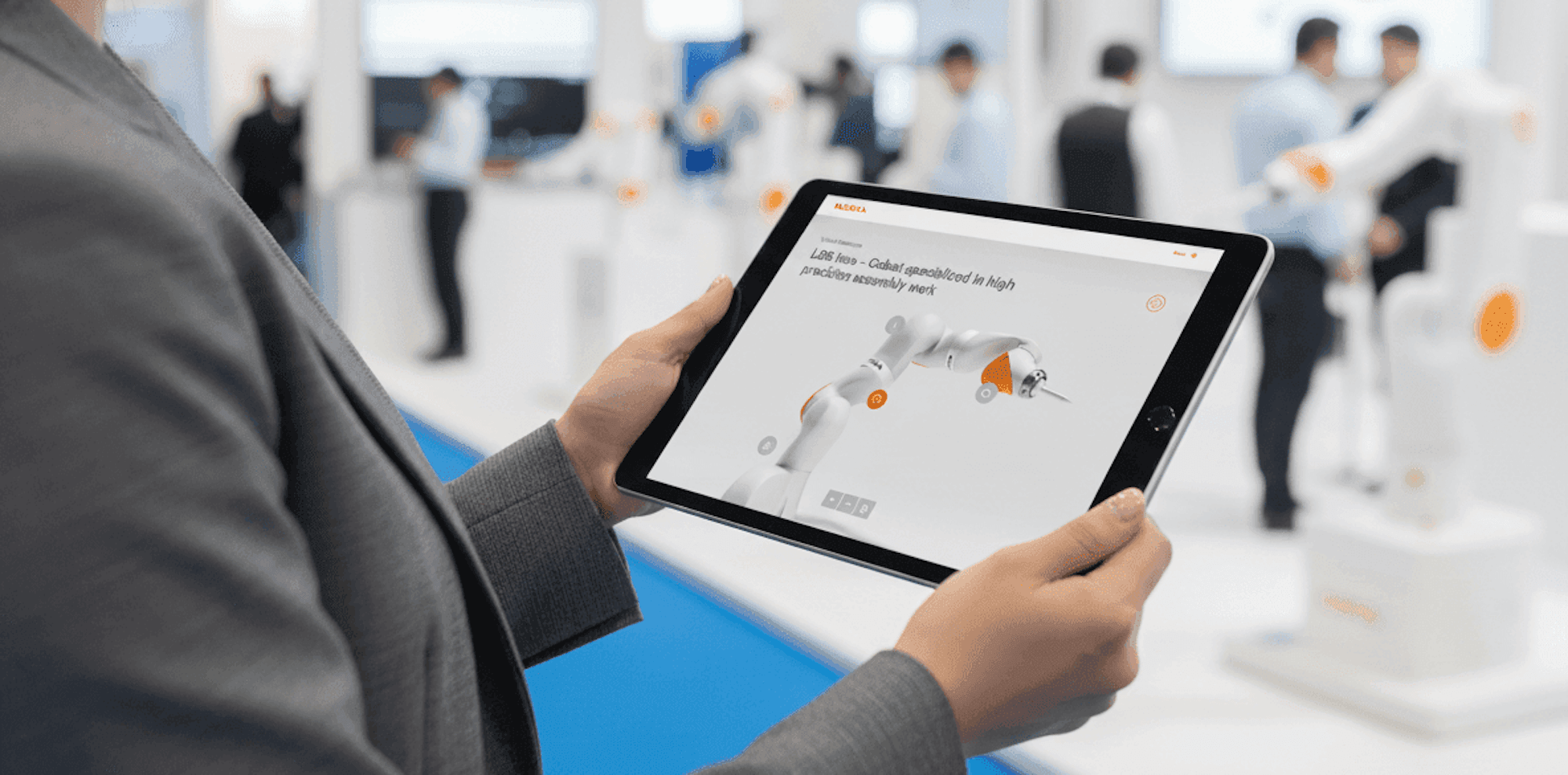 AR Produktpräsentation Messe