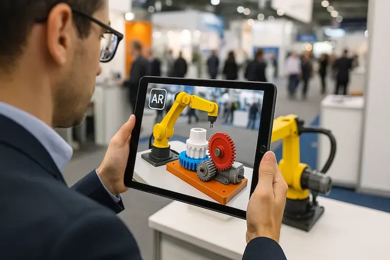 B2B-Produktpräsentation an der Messe
