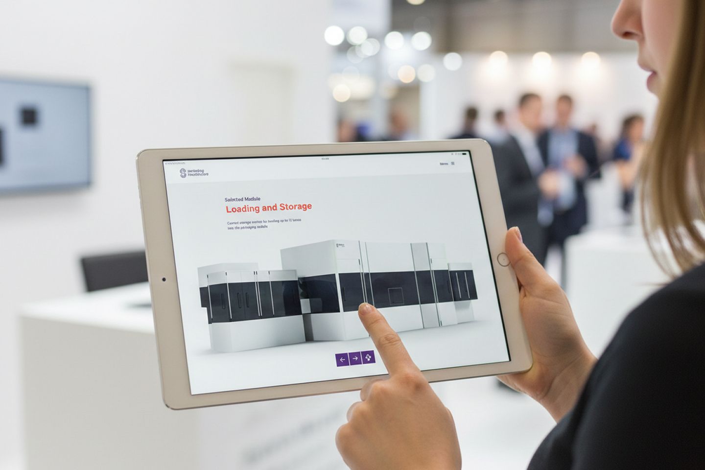 B2B-Produktpräsentation an der Messe