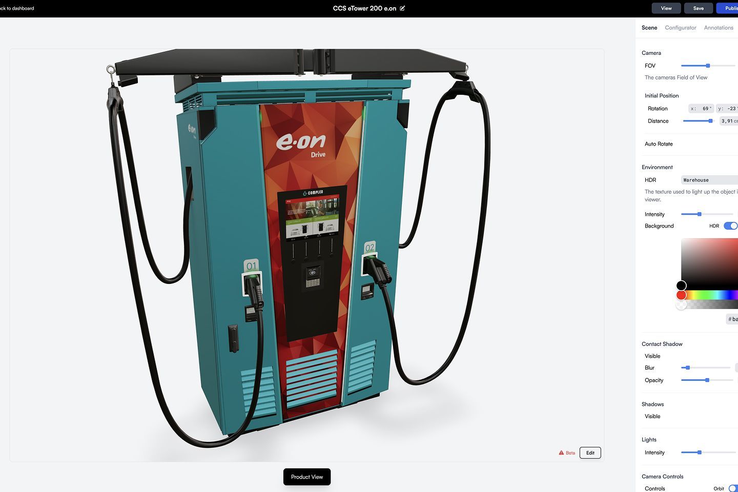 vZone product configurator