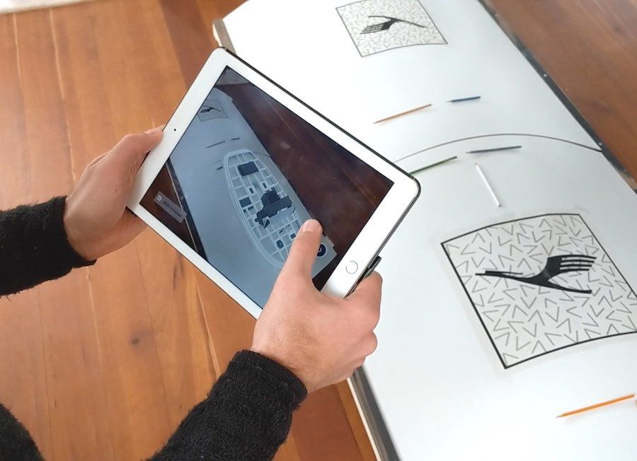 Augmented Reality App auf der Messe