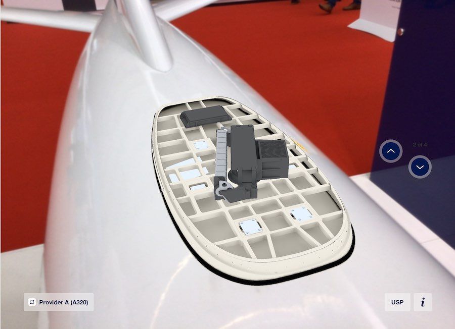 AR auf der Messe am Beispiel Lufthansa Technik