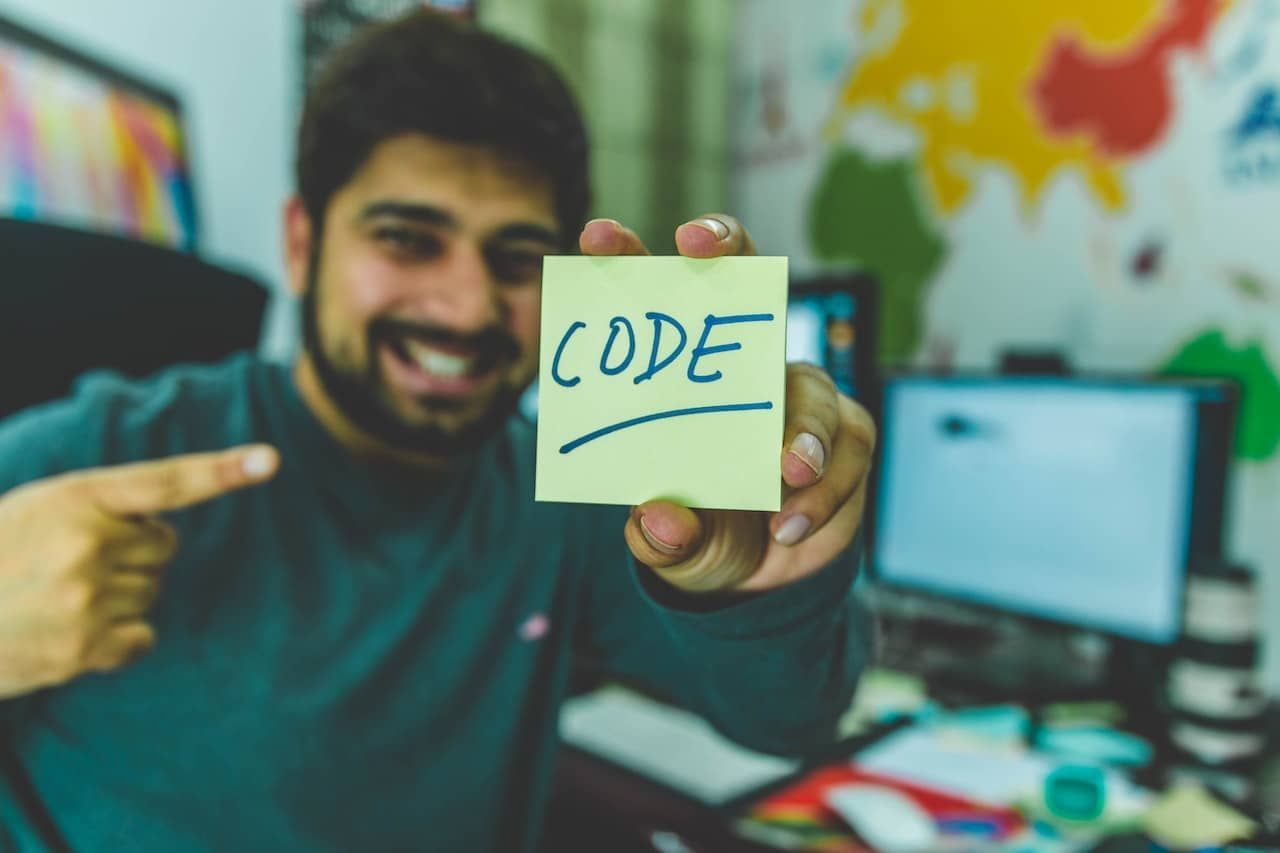Ein Unity-Entwickler bei der Arbeit